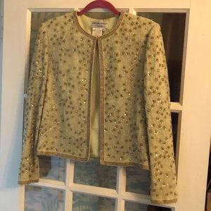 Vintage Beaded Sequin Evening Jacket